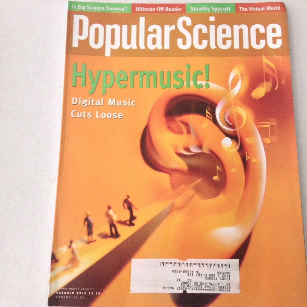 Popular Science Magazine Digital Music Cuts Loose October 1995 062517nonrh2