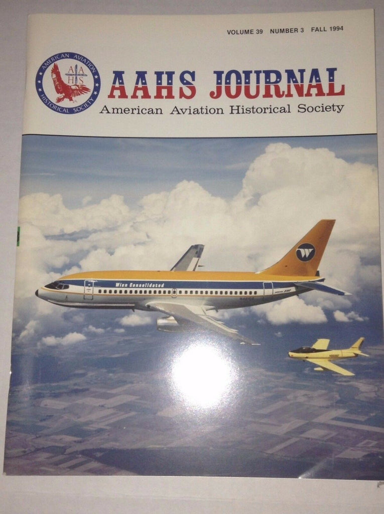 AAHS Journal Airplane Magazine Fairchild J44 Fall 1994 121316rh2