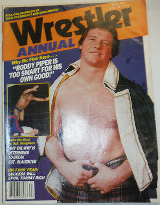 Wrestler Annual Magazine Roddy Piper & Andre The Giant Winter 1983 VG 022315r3