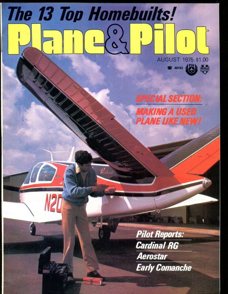 Plane & Pilot Magazine August 1975 Cardinal RG Aerostar EX No ML 112916jhe