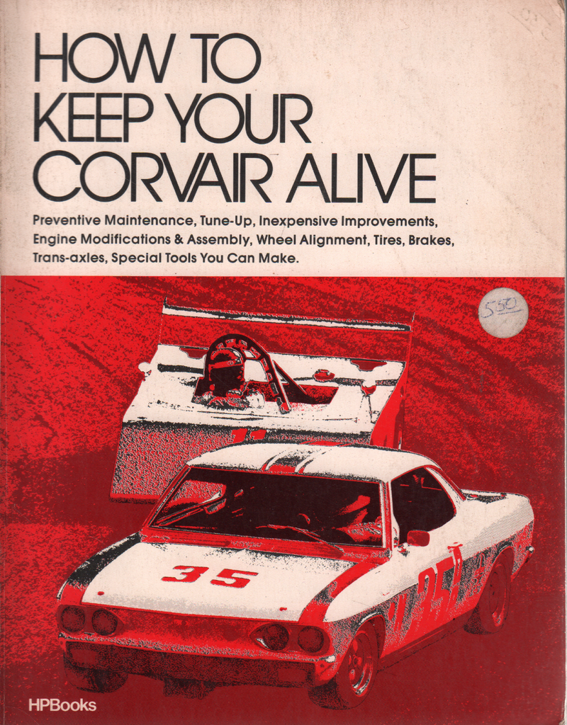 How To Keep Your Corvair Alive Robert Moffett Seth Emerson 1977 HPBook 032420DBE