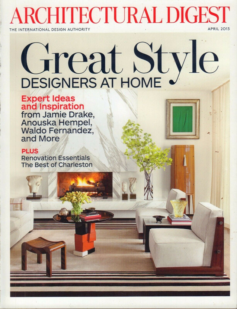 Architectural Digest Magazine April 2013 Jamie Drake 082817nonjhe