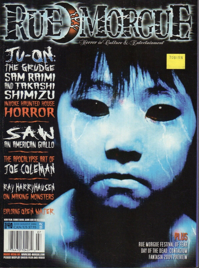 Rue Morgue July August 2004 Ju-On Saw Joe Coleman 020218DBE2