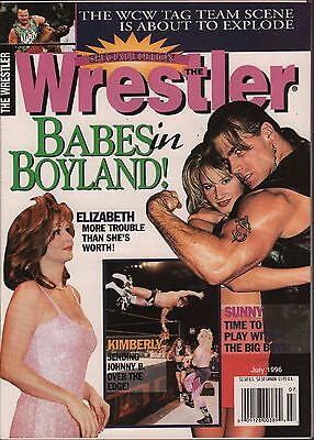 The Wrestler July 1996 Elizabeth, Sunny, Kimberly VG 012016DBE