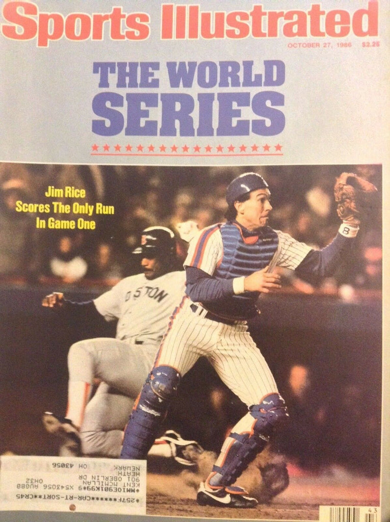 Sports Illustrated Magazine The World Series October 27, 1986 070718nonrh