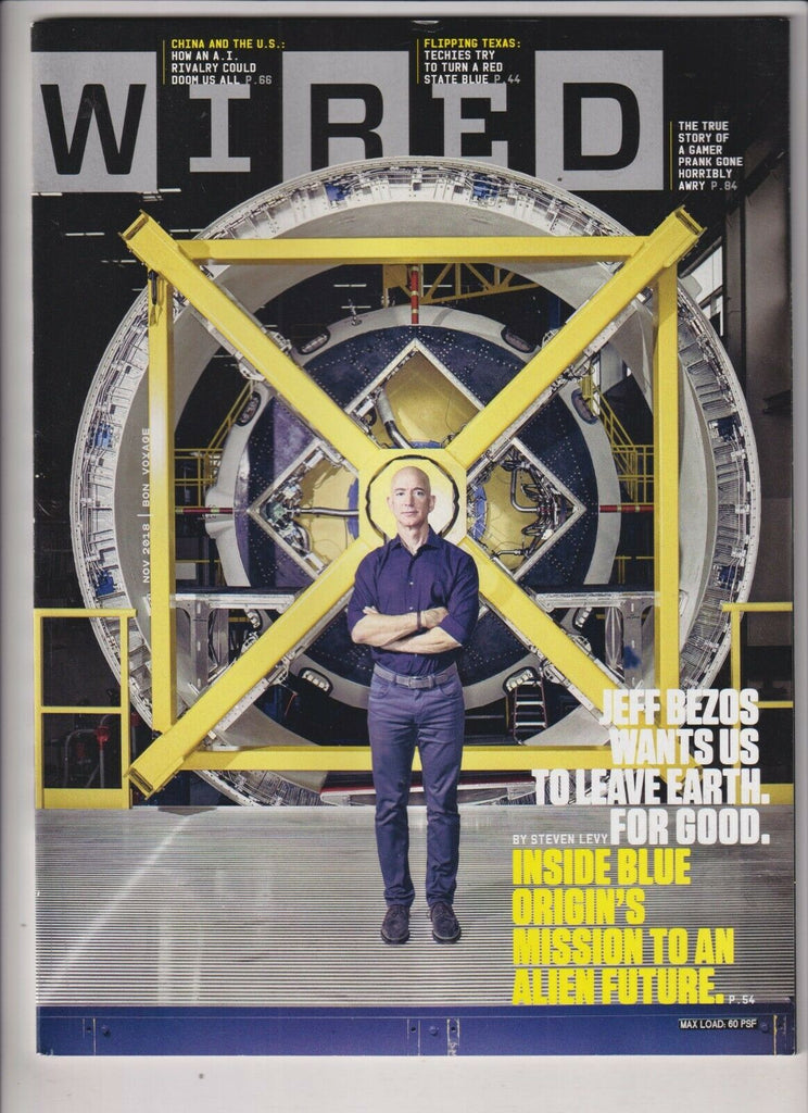 Wired Mag Jeff Bezos China & US November 2018 111219nonr
