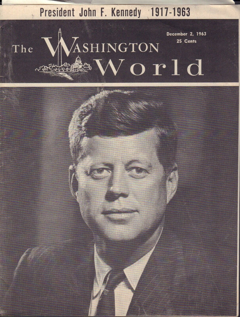 The Washington World Magazine December 2 1963 John F. Kennedy 072917nonjhe