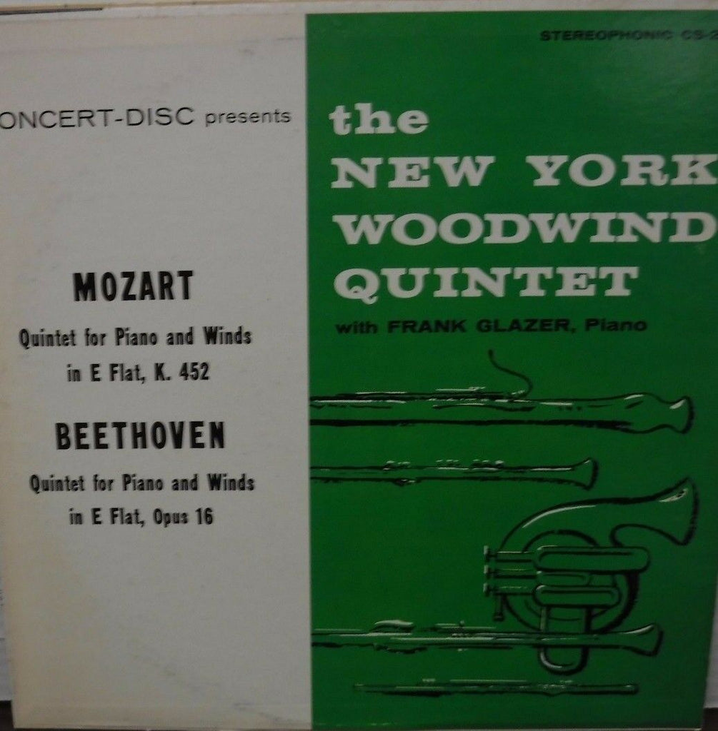 The New York Woodwind Quintet Frank Glazer, Piano 33RPM CS-213 012117LLE
