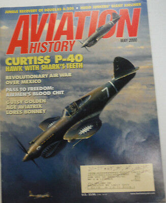 Aviation History Magazine Curtiss P-40 Hawk May 2000 050415R