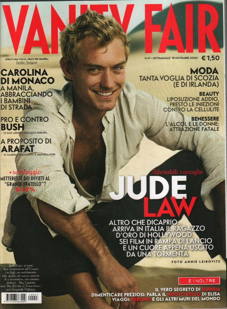 Vanity Fair Italian November 2004 Jude Law Leonardo DiCaprio Eminem 031220AME