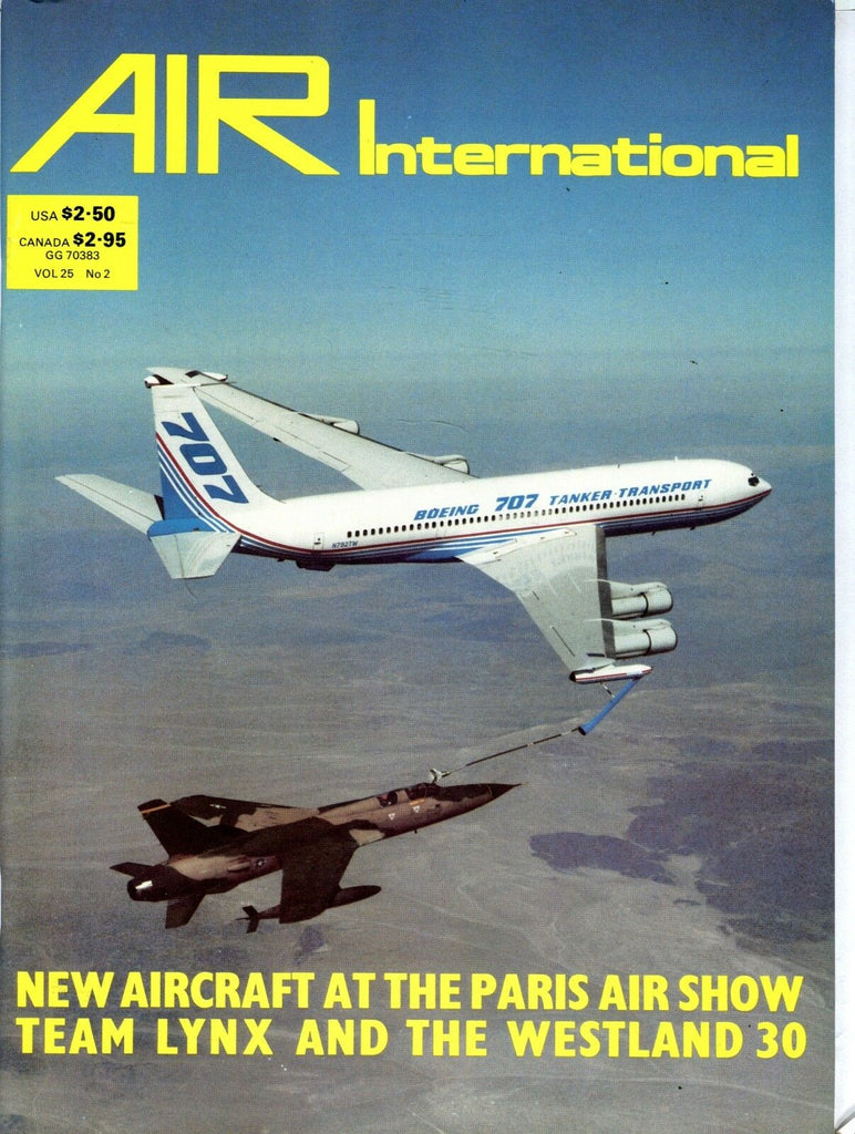 Air International Magazine August 1983 Paris Air Show EX No ML 112316jhe