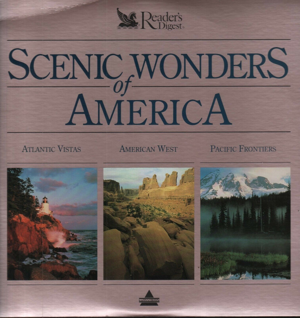 Scenic Wonders of America Reader's Digest Lumivision 1991 Laser Disc 110718AMLD
