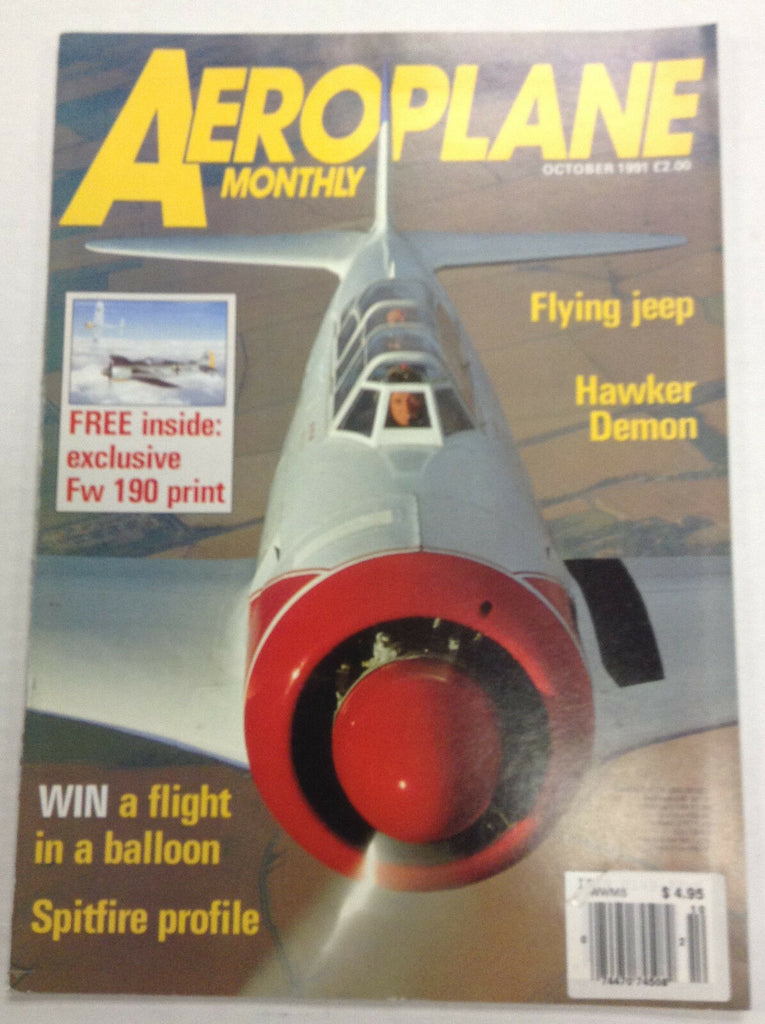 Aeroplane Monthly Aviation Magazine Hawker Demon October 1991 121416R