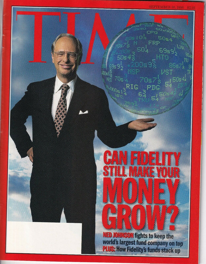 Time Magazine Ned Johnson Fidelity Make Money Grow September 30 1996 031919nonr
