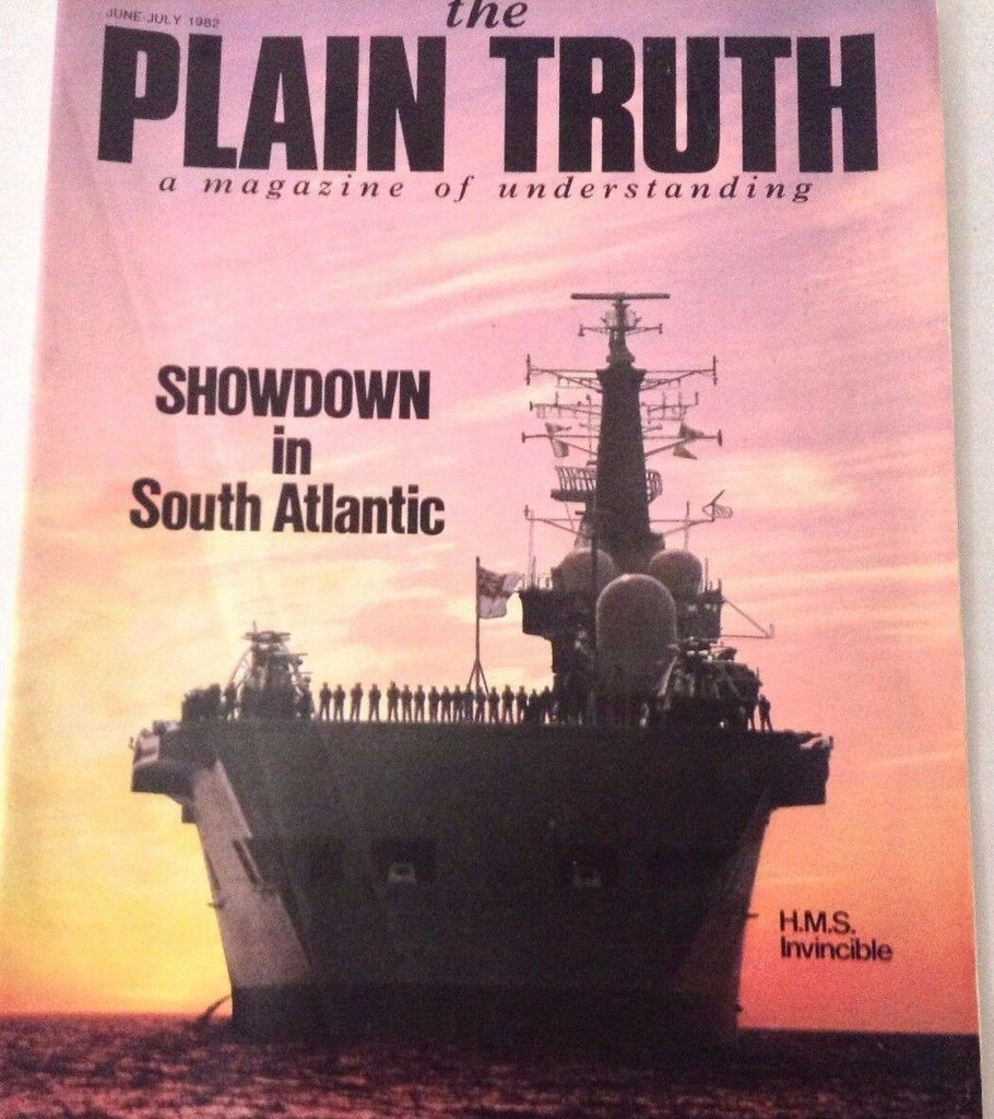 Plain Truth Magazine Showdown In South Atlantic June/July 1982 072917nonrh