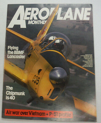 Aeroplane Monthly Magazine The BBMF Lancaster Chipmunk June 1986 043015R2