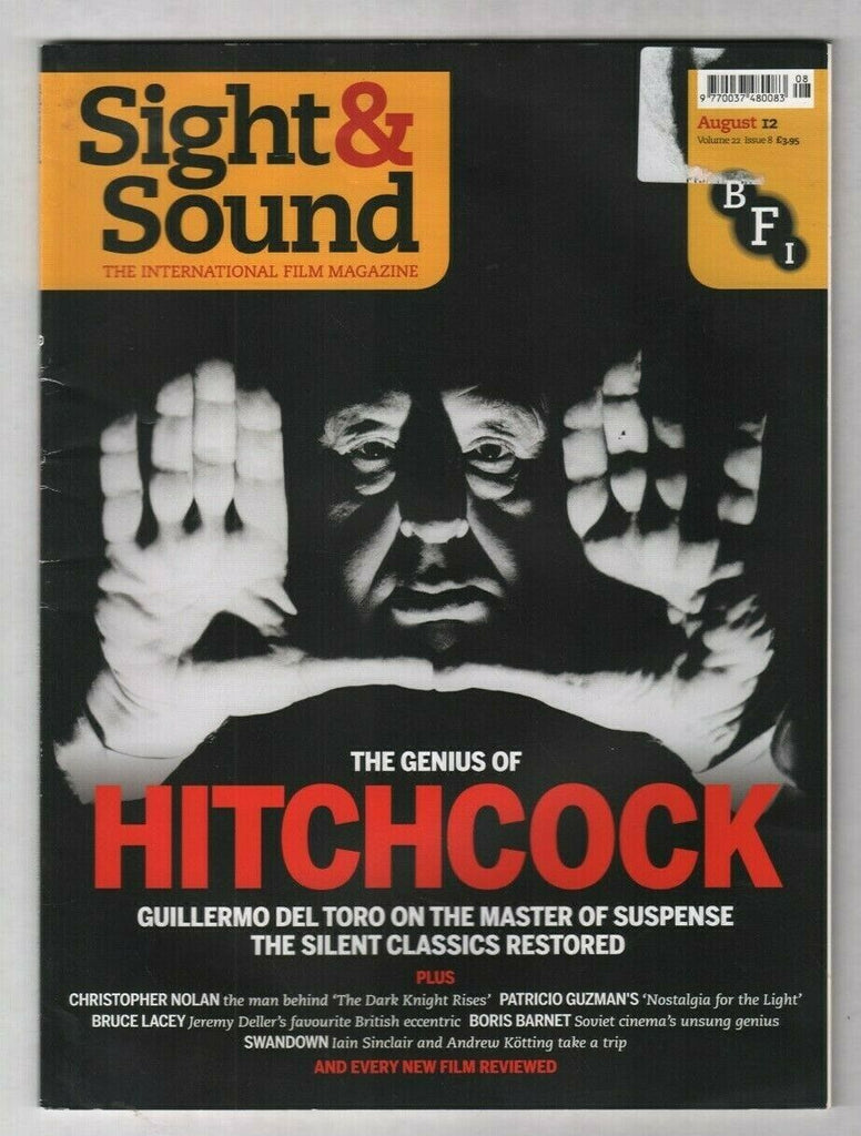 Sight & Sound Mag Guillermo Del Toro Alfred Hitchcock August 2012 010820nonr
