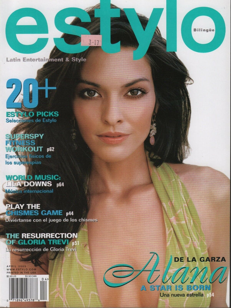 Estylo Spanish Magazine April 2005 De La Garza Atlana Lila Downs 070618DBE