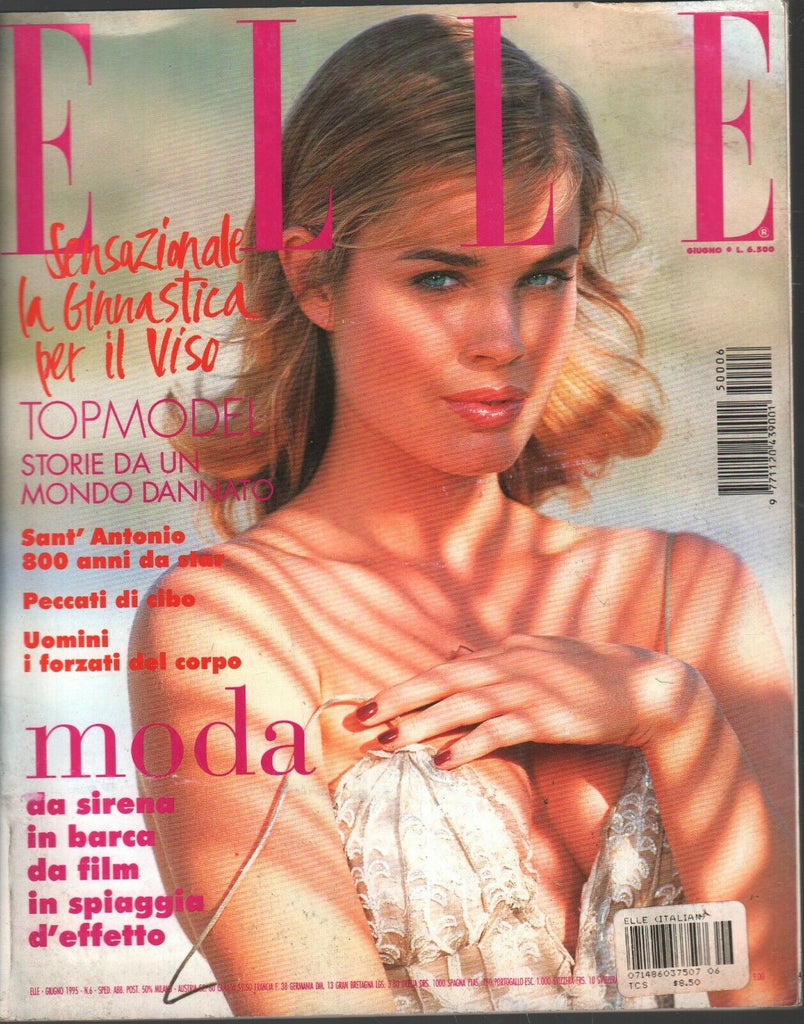 Elle Italian Fashion Magazine January 1995 Rebecca Romijn Stamos 091820ame