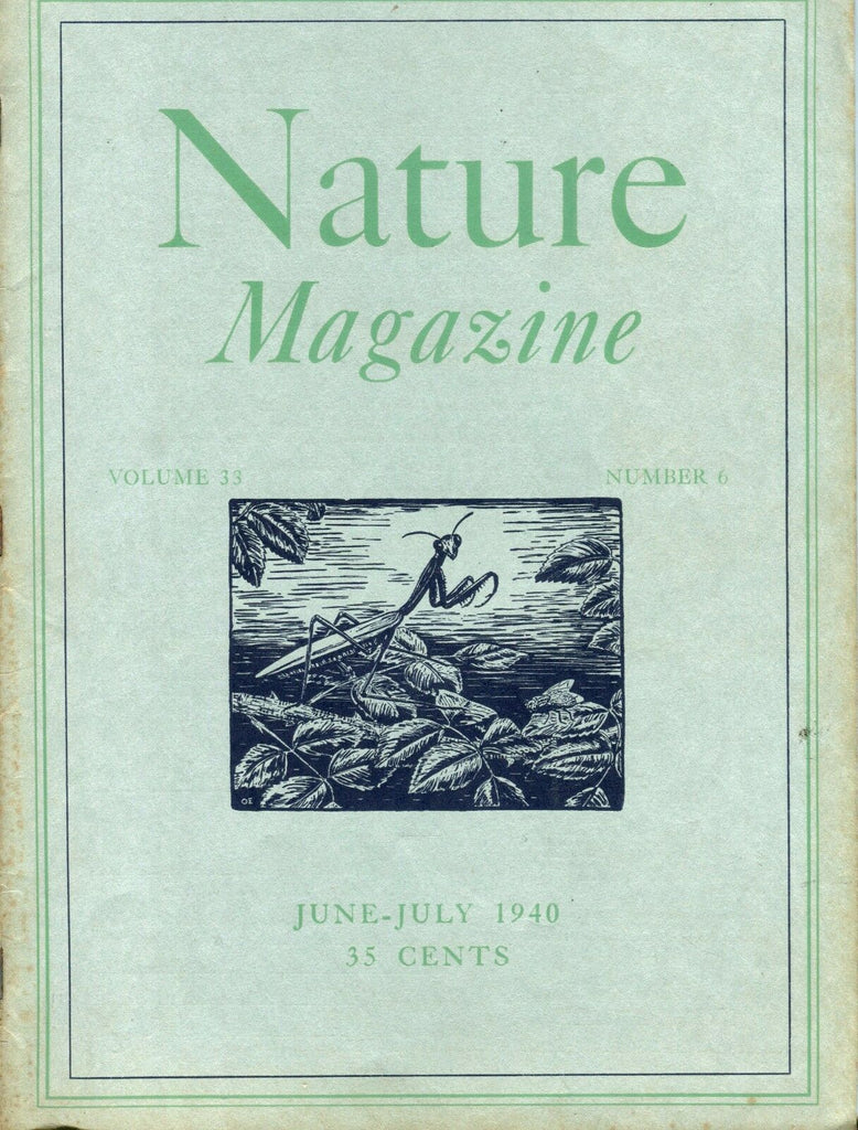 Nature Magazine June/July 1940 VG No ML 050417nonjhe