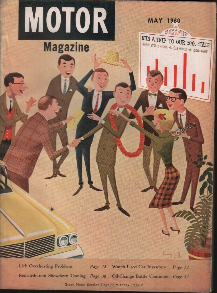 Motor Magazine May 1960 Oil Change Battle 100218ame