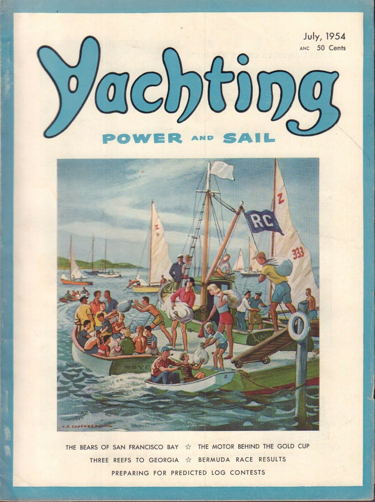 Yachting July 1954 Bears of San Franzisco Bay, Bermuda Race Result 042017nonDBE