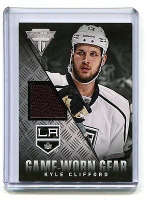 2013-14 GG-KC Game-Worn Gear Kyle Clifford Kings Jersey jh17