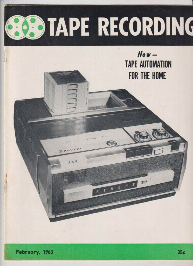 Tape Recording Mag Tape Automation For The Home February 1963 032920nonrh