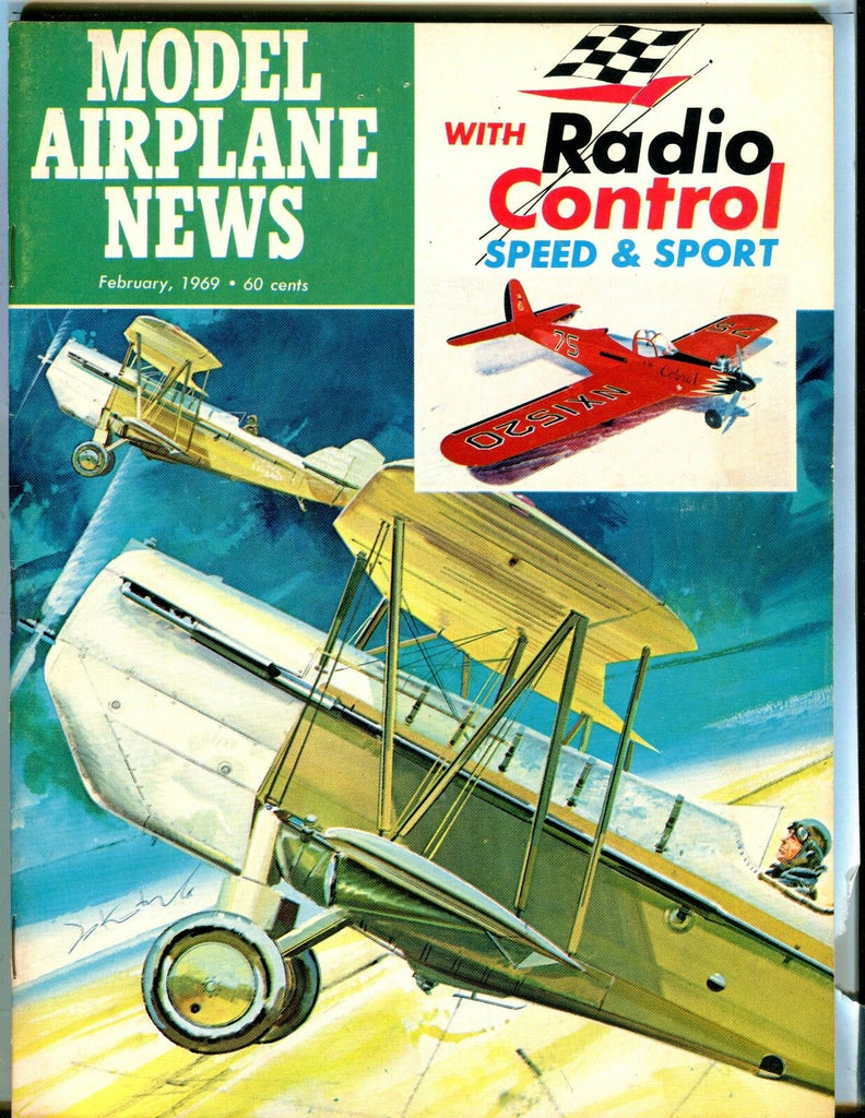 Model Airplane News Magazine Febraury 1969 Mirage III EX 040817nonjhe