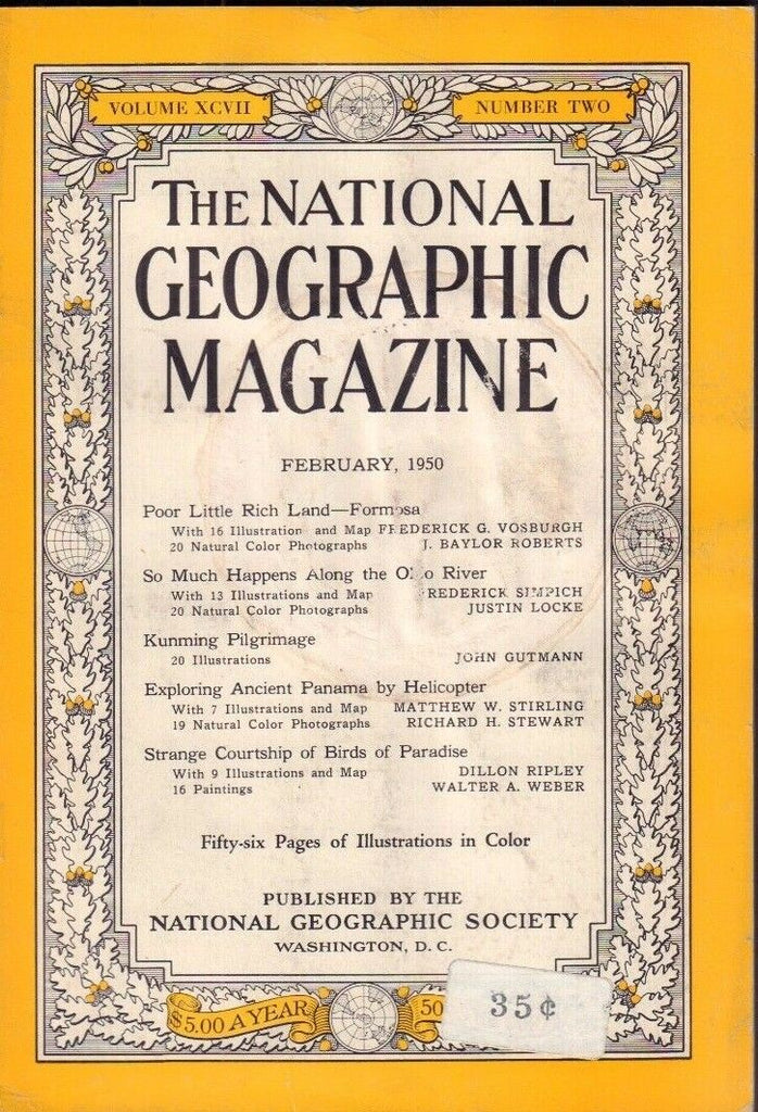 National Geographic February 1950 Charlie Mccarthy Edgar Bergend Ad 020817DBE