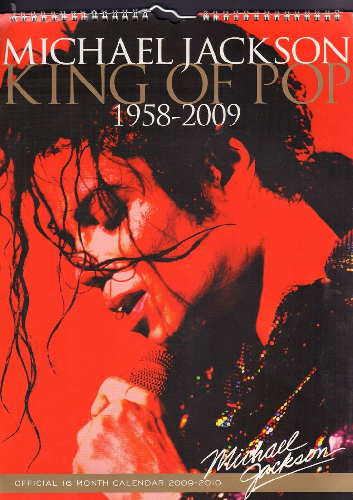 Michael Jackson King of Pop 2009-2010 16 Month Calendar