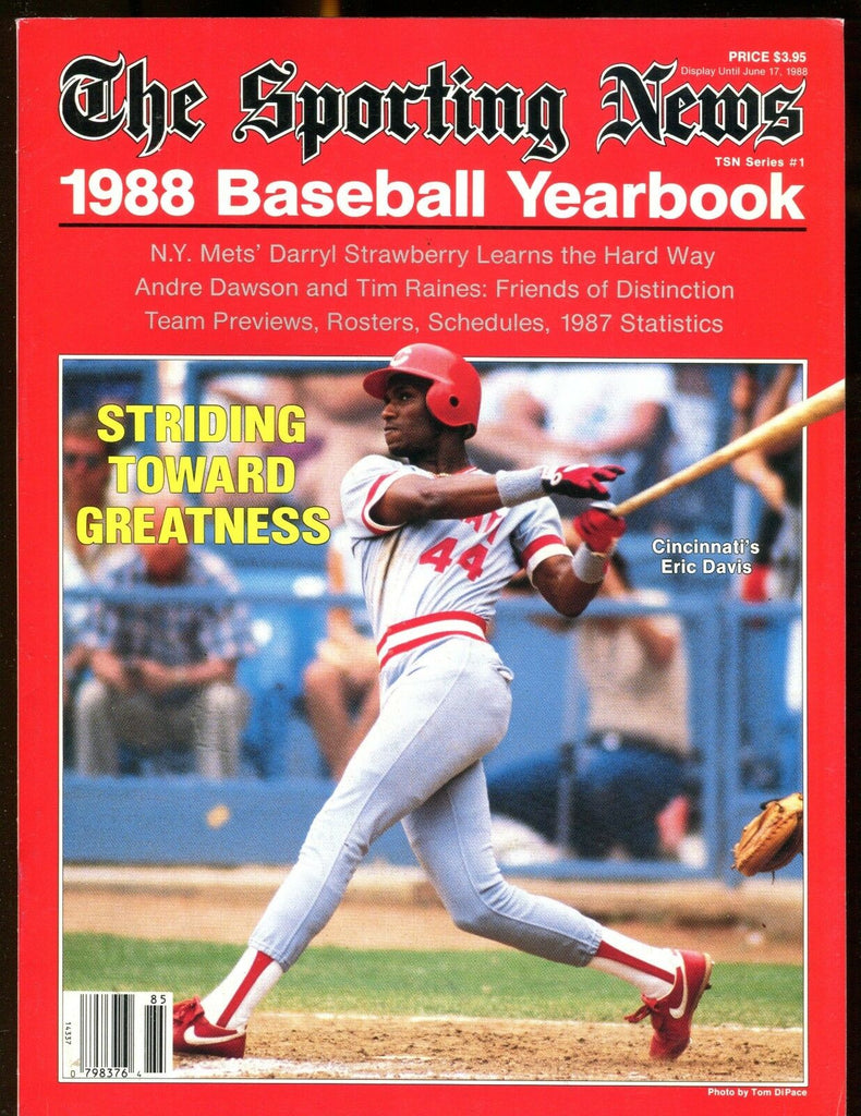 The Sporting News Magazine 1988 Baseball Yearbook Red EX 012817jhe