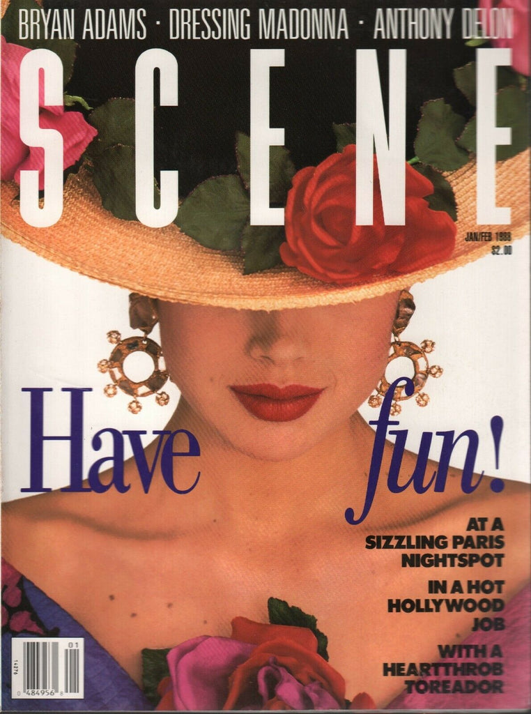 Scene Fashion Magazine January/February 1988 Madonna Bryan Adams 020520AME