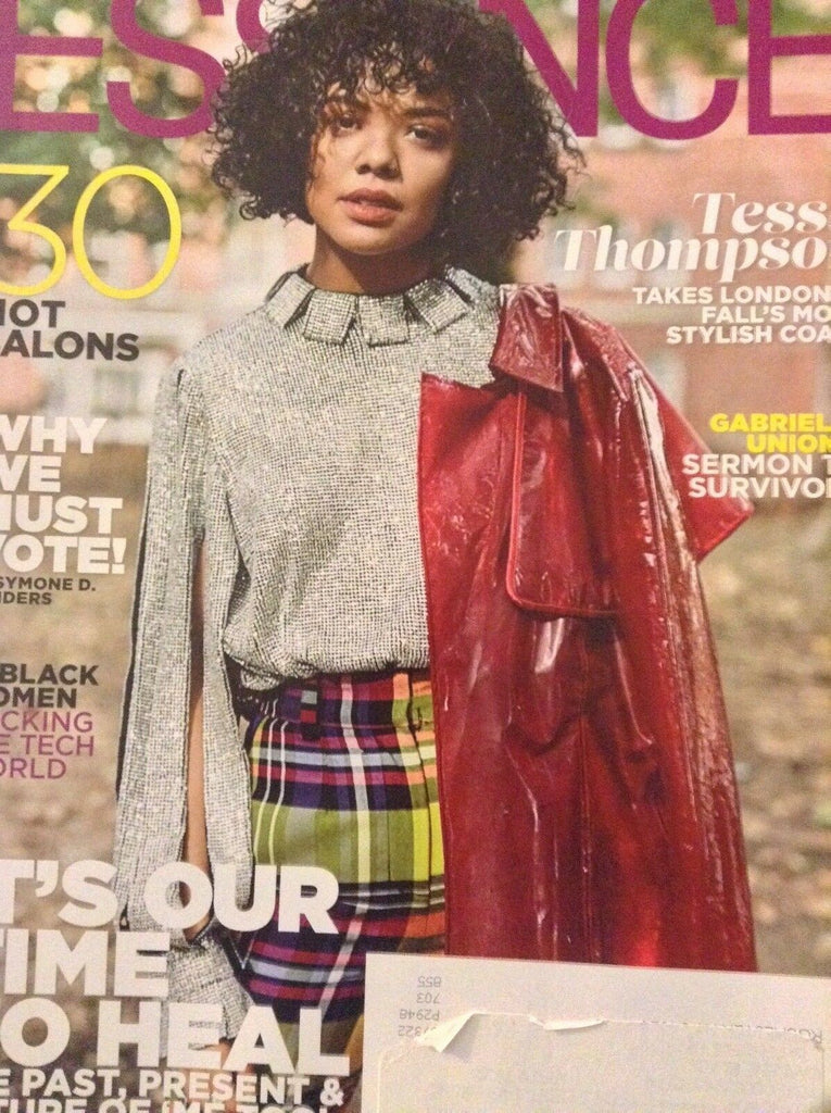Essence Magazine Tessa Thompson Gabrielle Union November 2018 112918nonrh