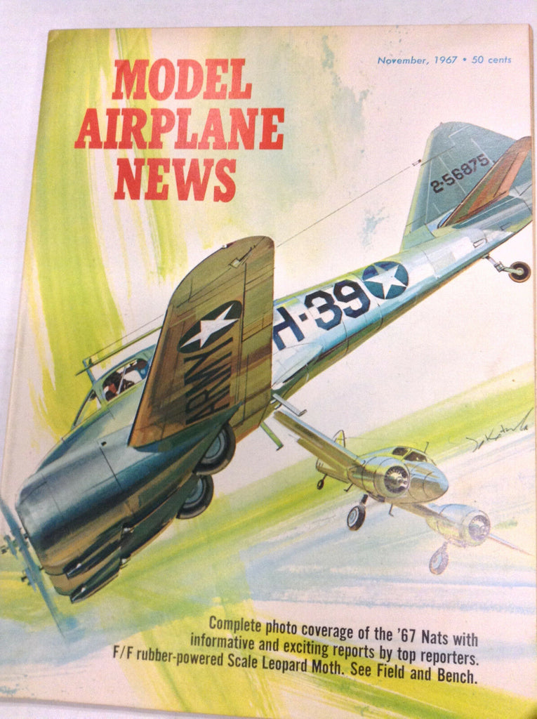 Model Airplane News Magazine '67 Nationals F/F/ Rubber November 1967 041017nonr