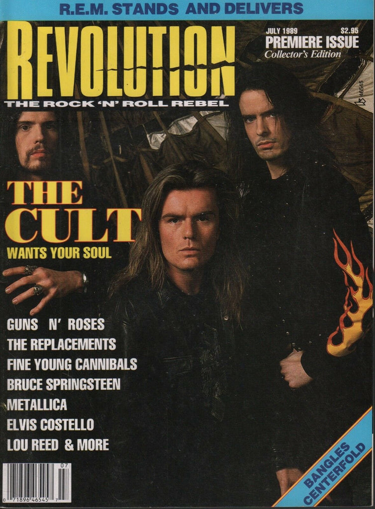 Revolution July 1989 Premiere Issue The Cult Guns N' Roses Metallica 062718DBE