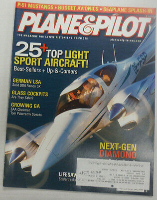 Plane & Pilot Magazine Light Sport Aircraft VG Cond August 2010 061715R2