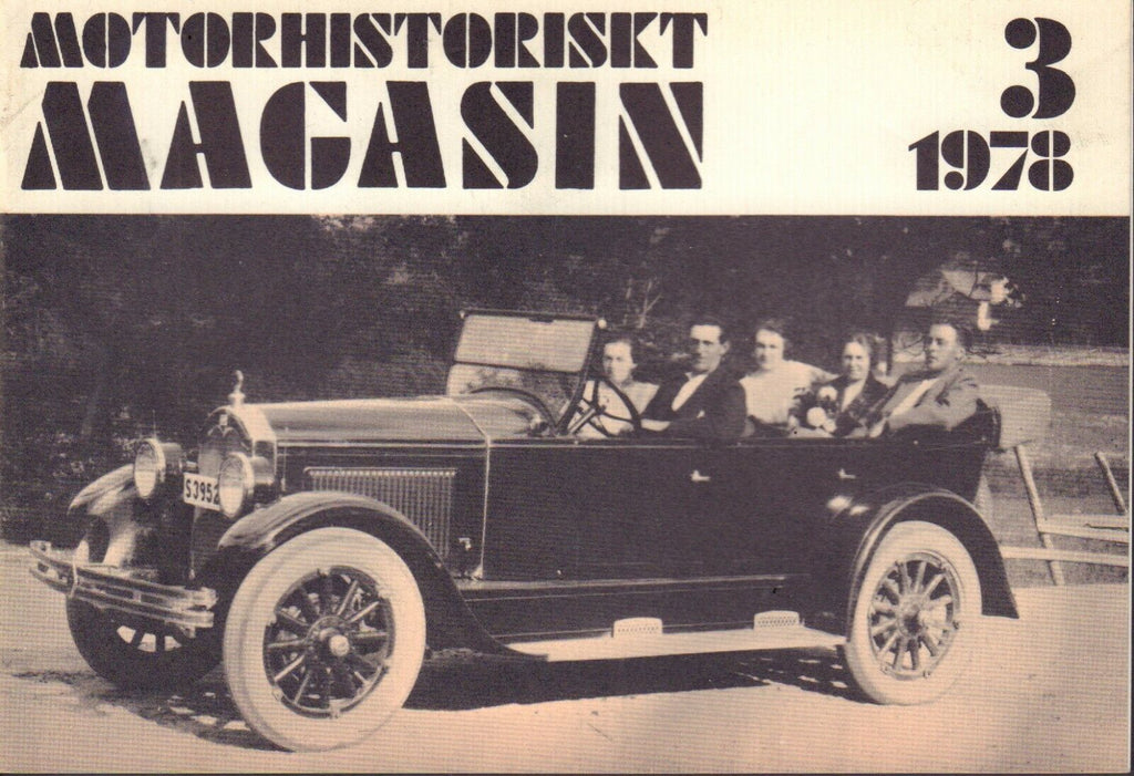 Motorhistoriskt Magasin Swedish Car Magazine 3 1978 Austin Sixteen 032717nonDBE