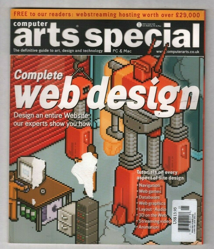 Computer Arts Special UK Mag Complete Web Design 2002 No.28 011520nonr