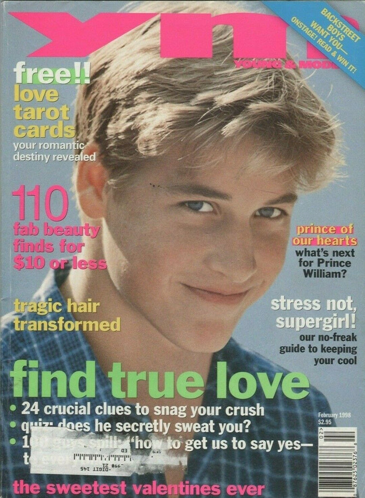 Young & Modern February 1998 Prince William Backstreet Boys 021220DBE