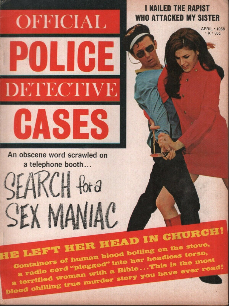 Official Police Detective Cases April 1968 021819AME