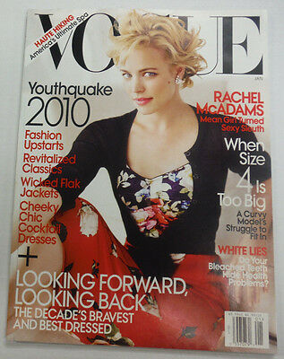 Vogue Magazine Rachel McAdams White Lies January 2010 NO ML 070315R