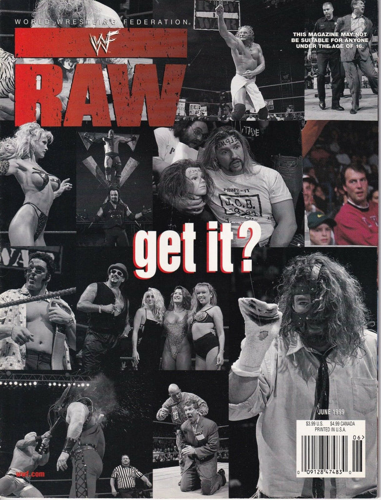 Raw Magazine Mick Foley Triple H June 1999 012919nonr