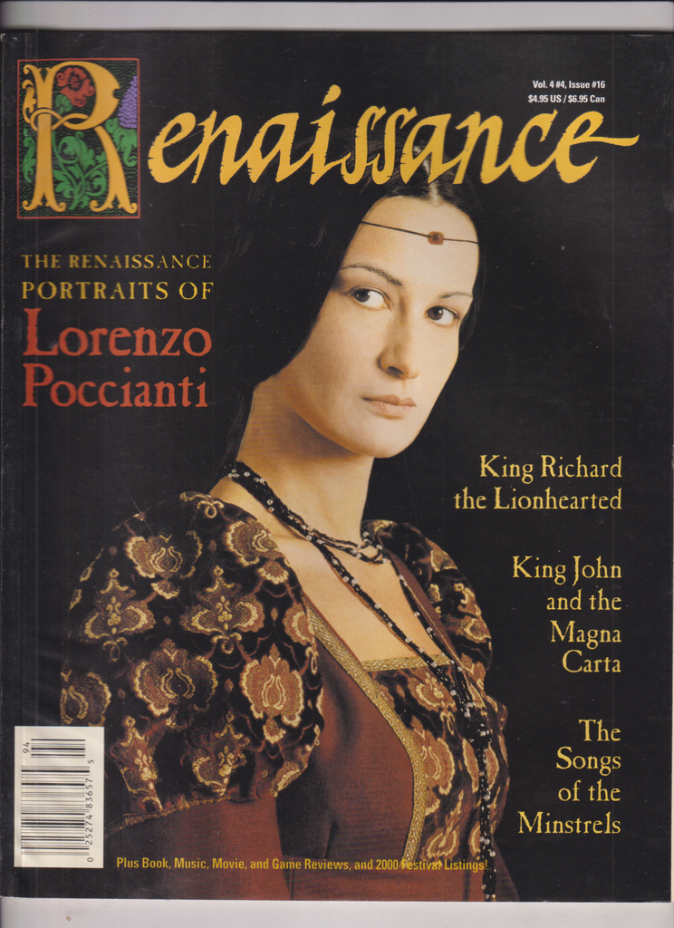 Renaissance Mag Lorenzo Poccianti King Richard No.16 1999 013120nonr