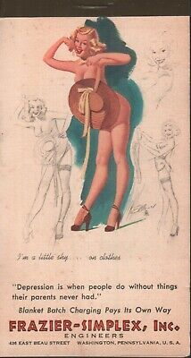 Elliott Cover Art April 1950 Calendar/Appointment Book 3.25x6" 139FD