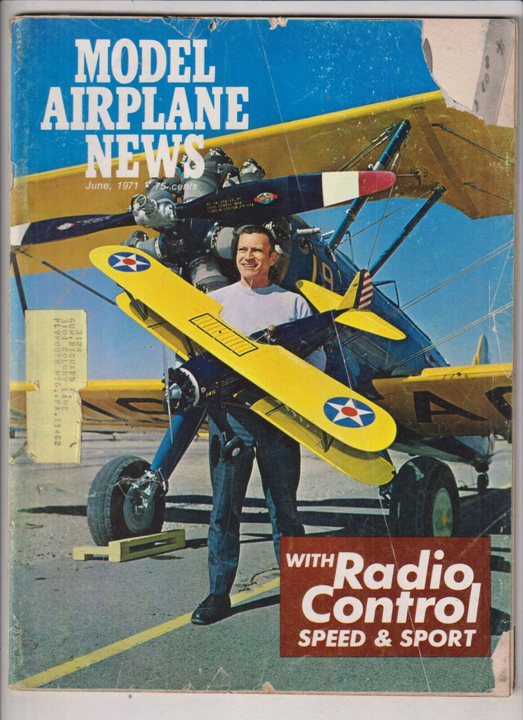 Model Airplane News Mag Spinks akromaster & Douglas DC June 1971 040420nonrh