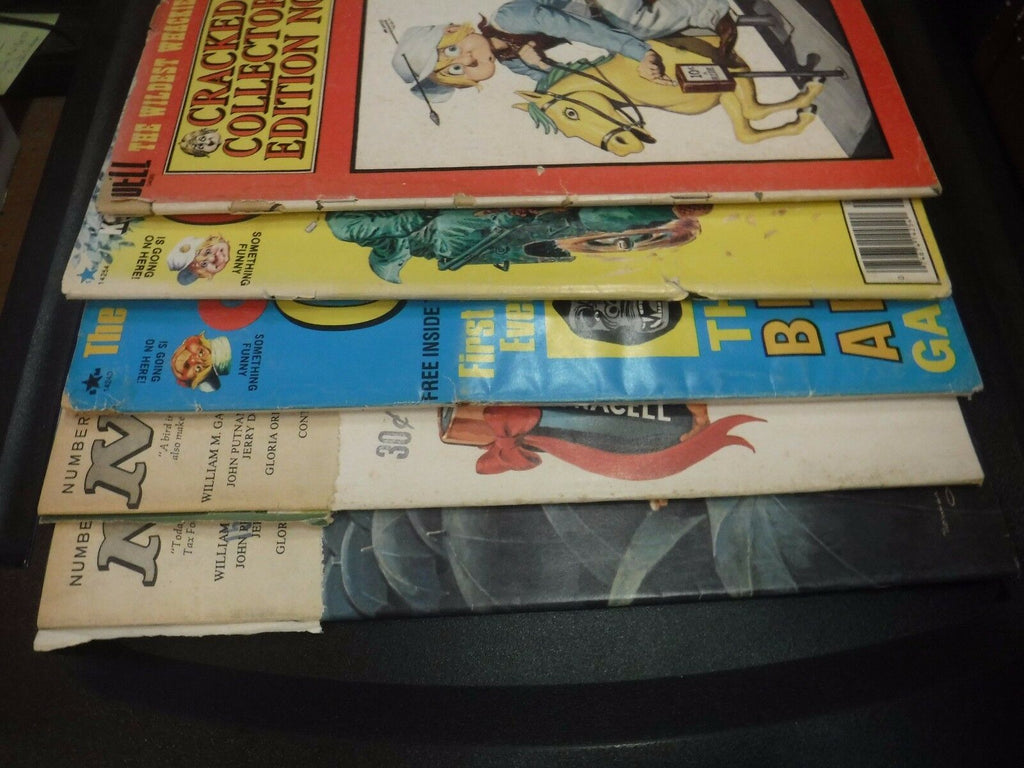 Mad Cracked Lot Of 5 Magazines 70's/80's 101617nonjhe