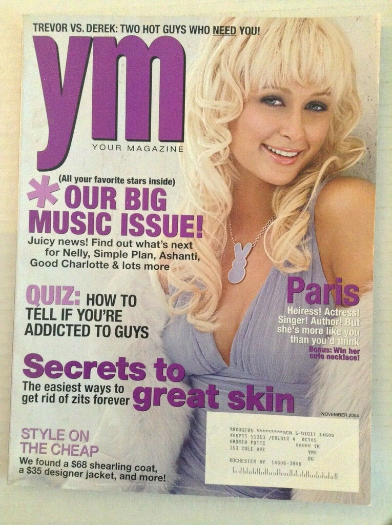 Your Magazine Paris Hilton Good Charlotte hilary Duff November 2004 032719nonrh