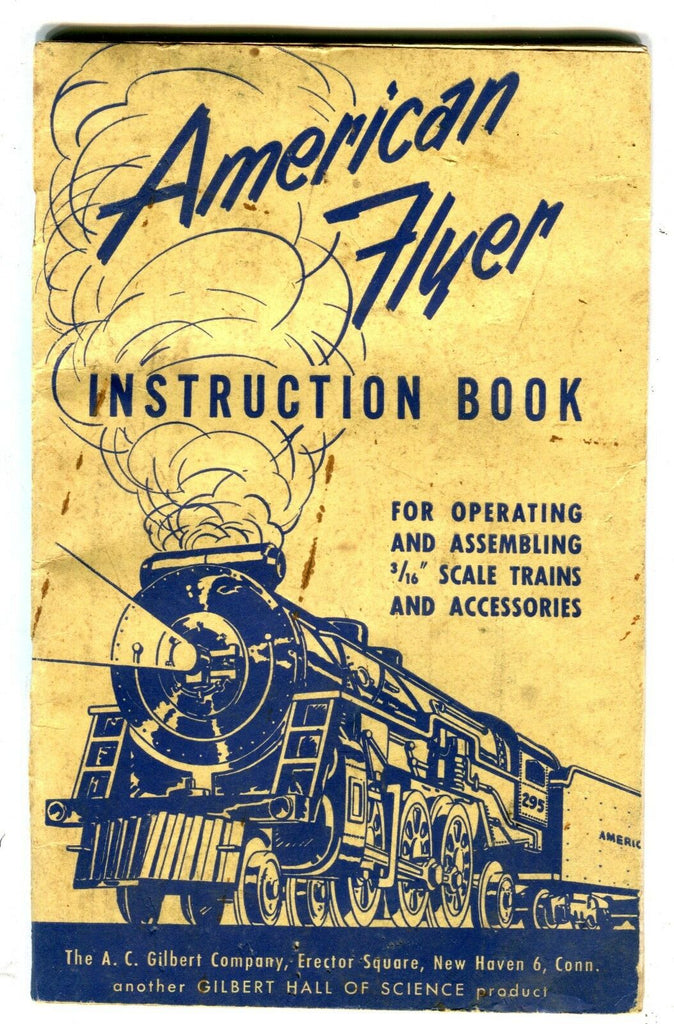 American Flyer Instruction Book 1952 Trains GD 092716jhe