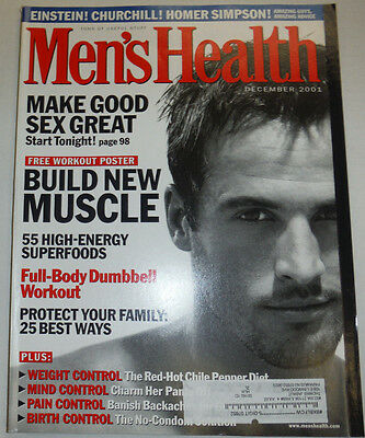 Men's Health Magazine Make Good Sex Great December 2001 030515R